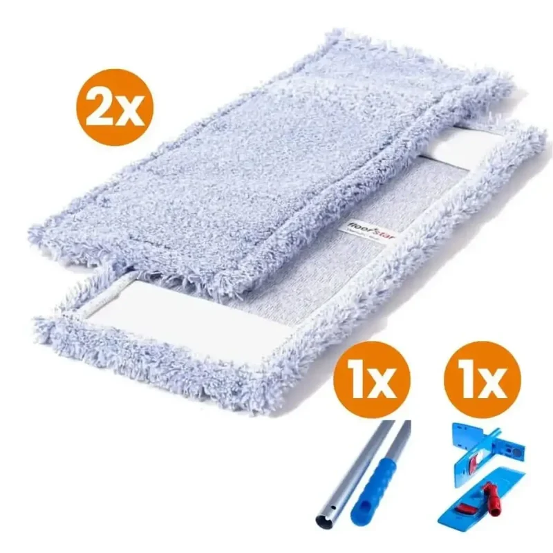 Kit professionale lavapavimenti con frange "Allround 40 cm"