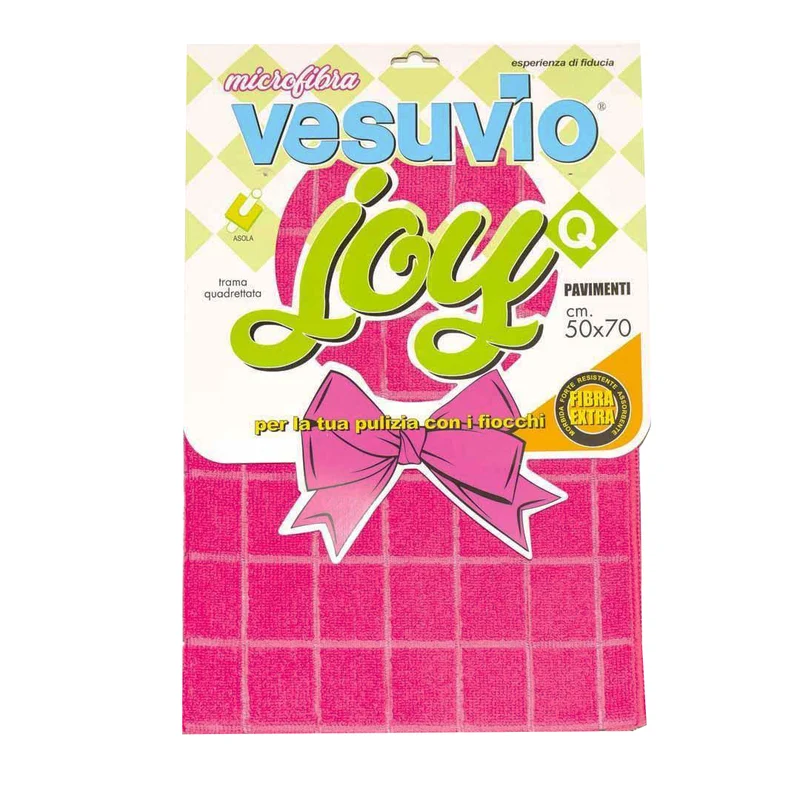VESUVIO Panno in Microfibra "JOY" 50X70 quadrettato con asola