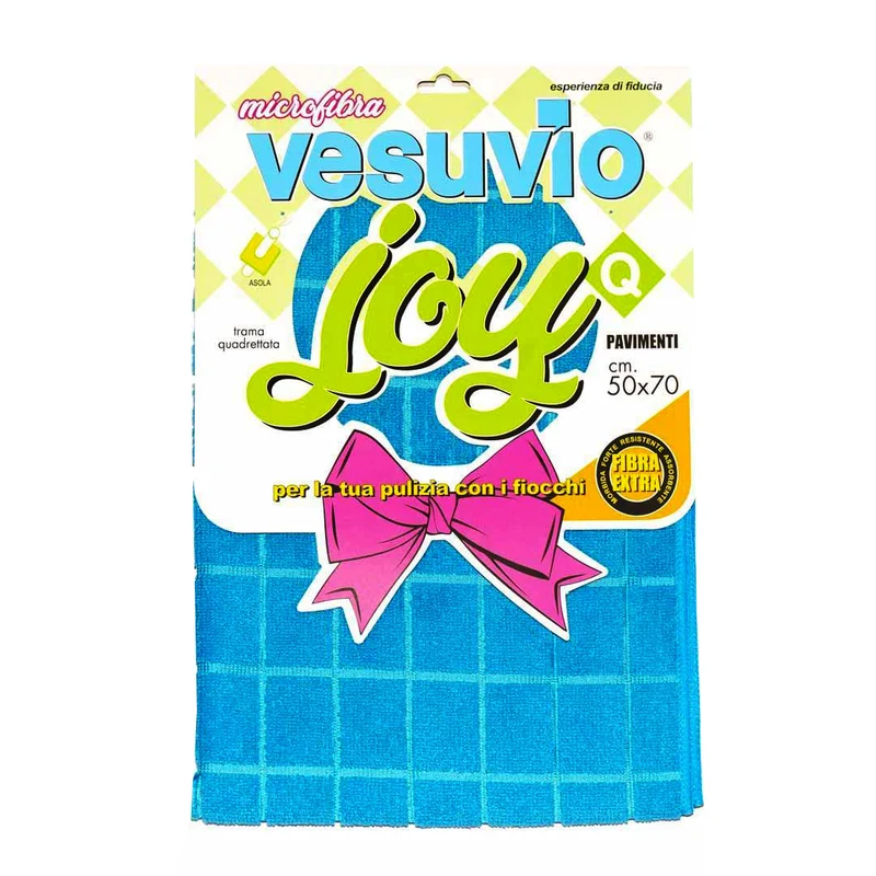 VESUVIO Panno in Microfibra "JOY" 50X70 quadrettato con asola