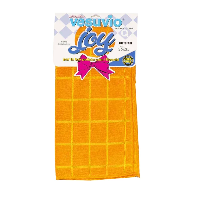 VESUVIO Panno in Microfibra "JOY" 35X35 quadrettato