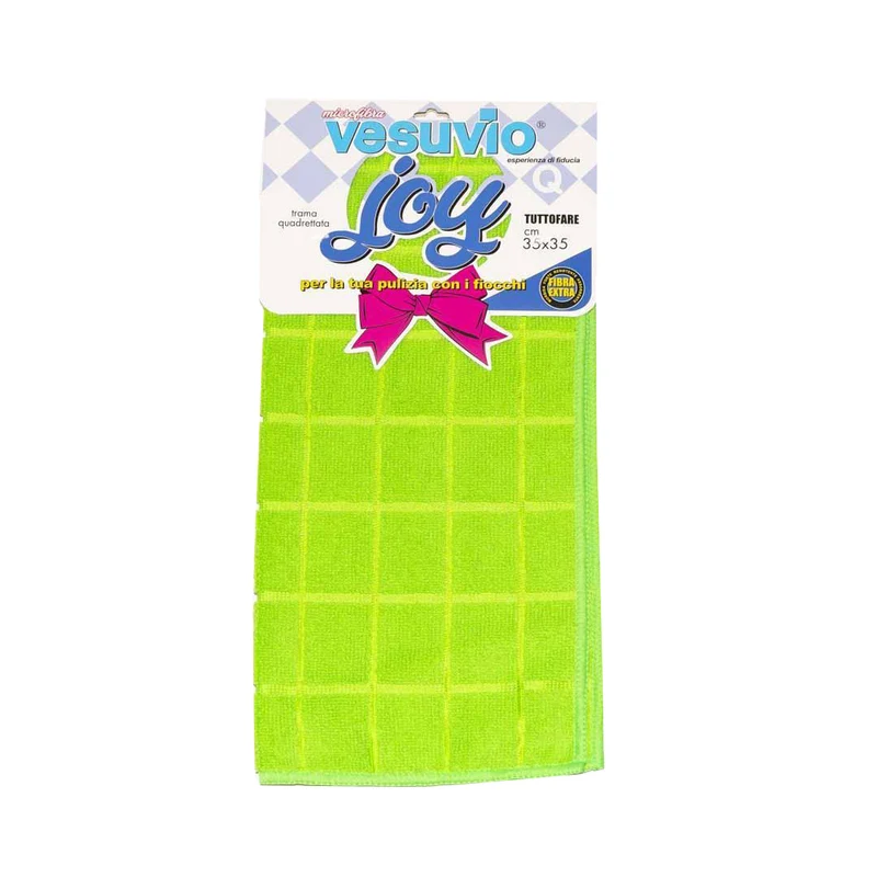 VESUVIO Panno in Microfibra "JOY" 35X35 quadrettato