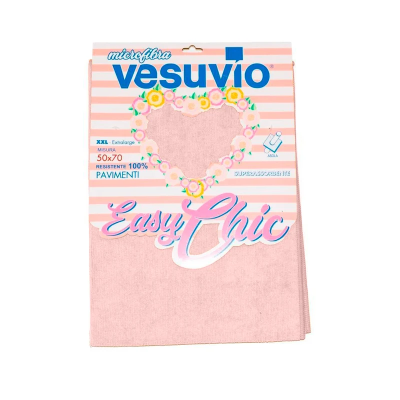 VESUVIO Panno in Microfibra "EASY CHIC" 50X70 liscio con asola