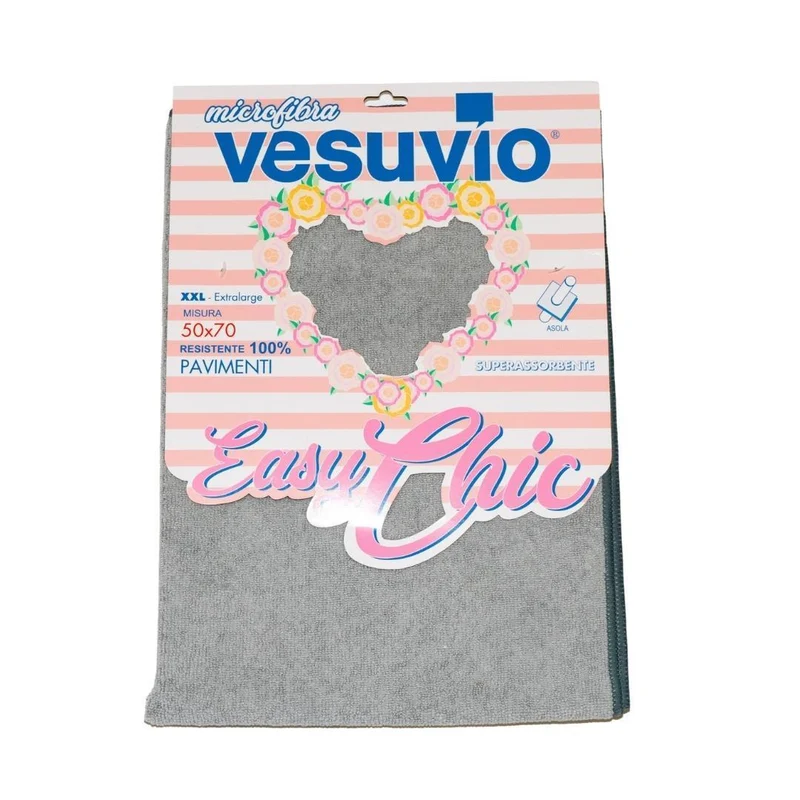 VESUVIO Panno in Microfibra "EASY CHIC" 50X70 liscio con asola