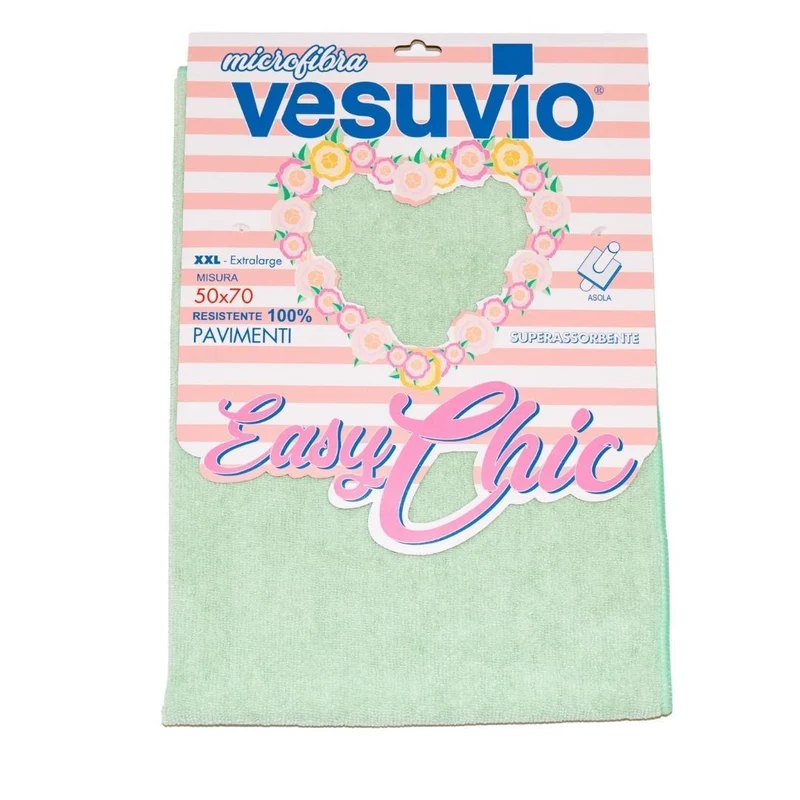 VESUVIO Panno in Microfibra "EASY CHIC" 50X70 liscio con asola