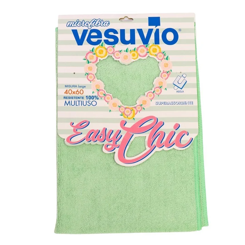 VESUVIO Panno in Microfibra "EASY CHIC" 40X60 liscio con asola