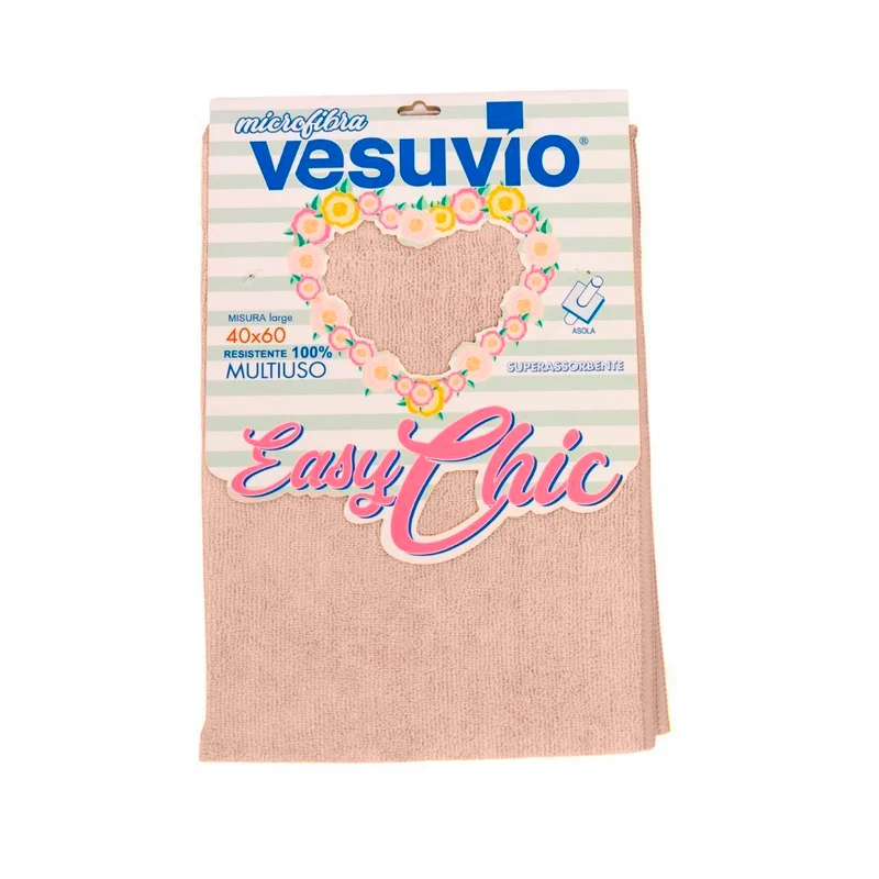 VESUVIO Panno in Microfibra "EASY CHIC" 40X60 liscio con asola