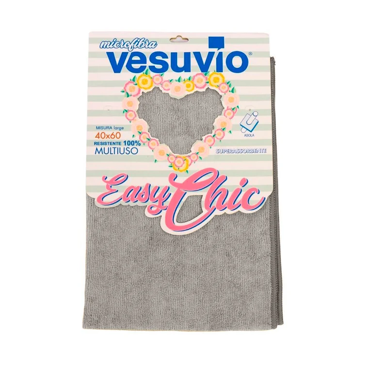 VESUVIO Panno in Microfibra "EASY CHIC" 40X60 liscio con asola