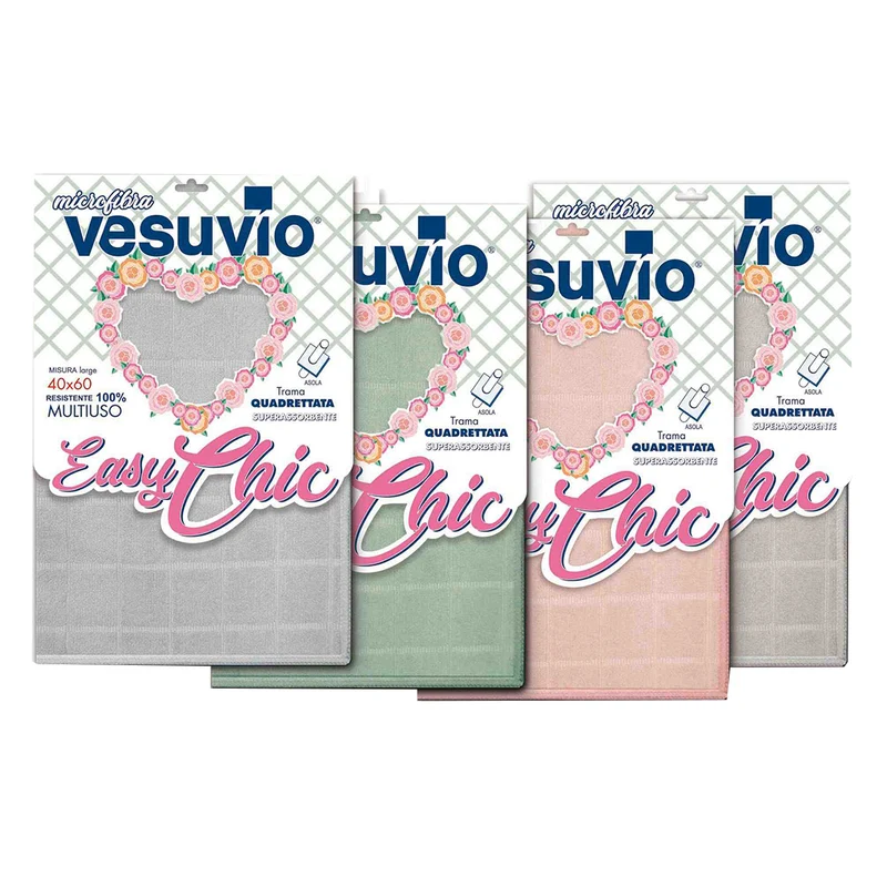 VESUVIO Panno in Microfibra "EASY CHIC" Liscio 35x35