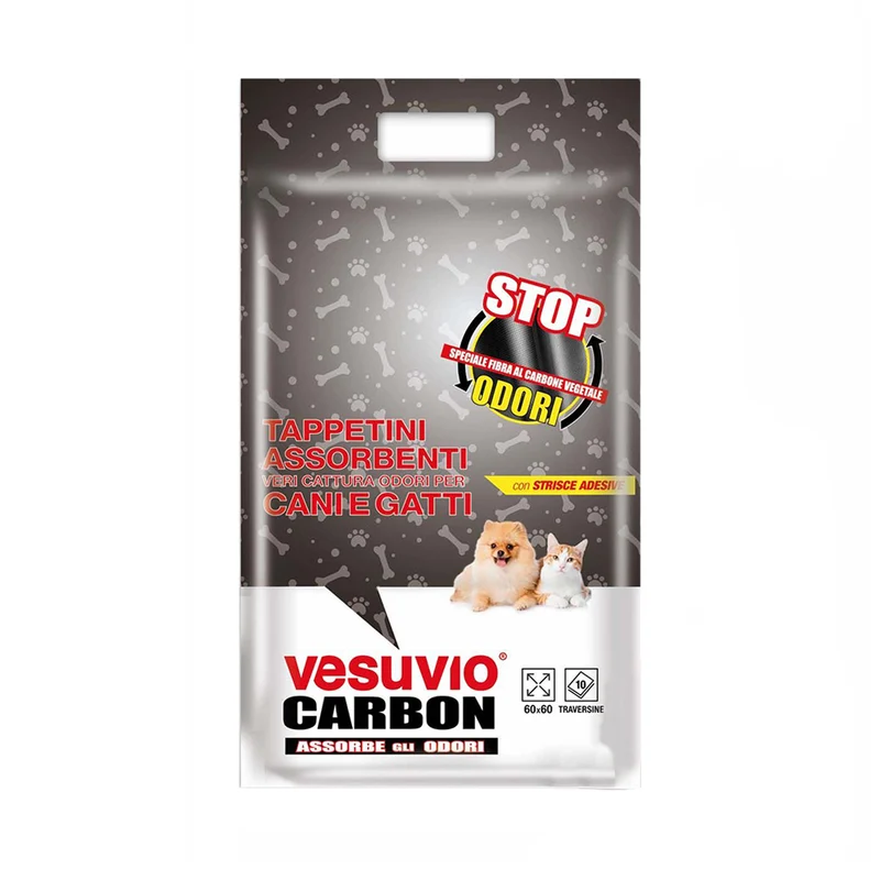 VESUVIO Traversa per cani e gatti 60X60 Carbon