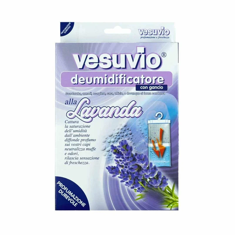 VESUVIO Deumidificatore con gancio lavanda