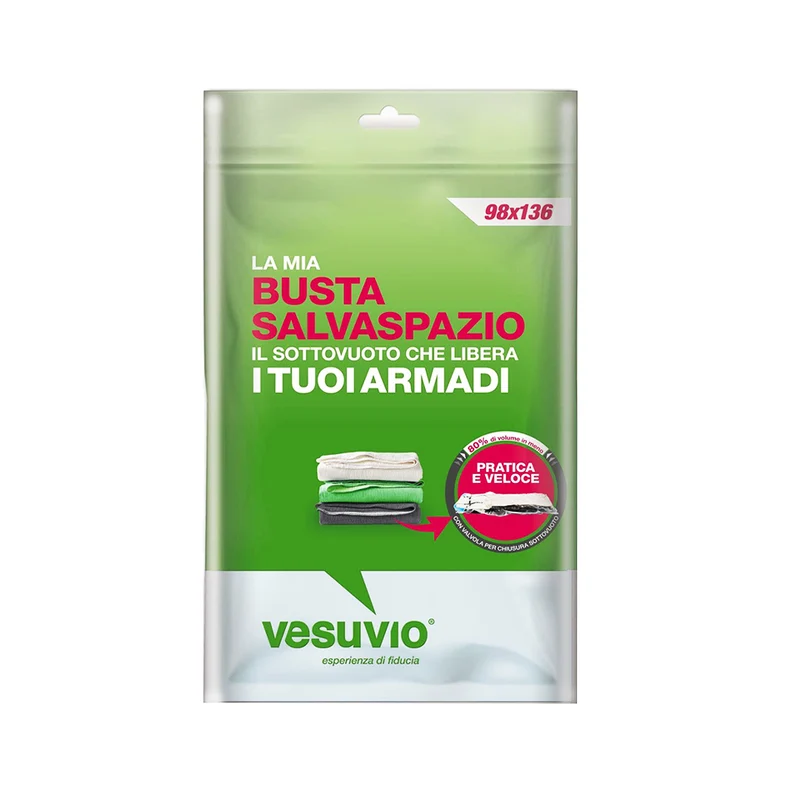 VESUVIO Busta Salvaspazio Trasparente 98X136