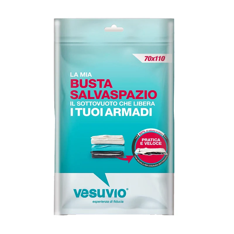 VESUVIO Busta Salvaspazio Trasparente 70X110