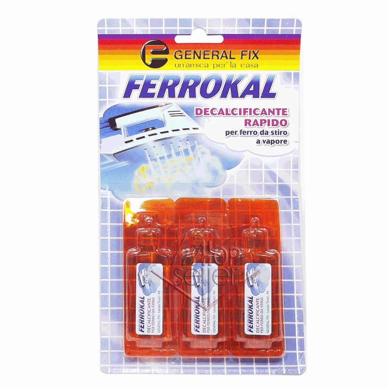 Ferrokal Decalcificante per Ferro da Stiro - 3 Pezzi