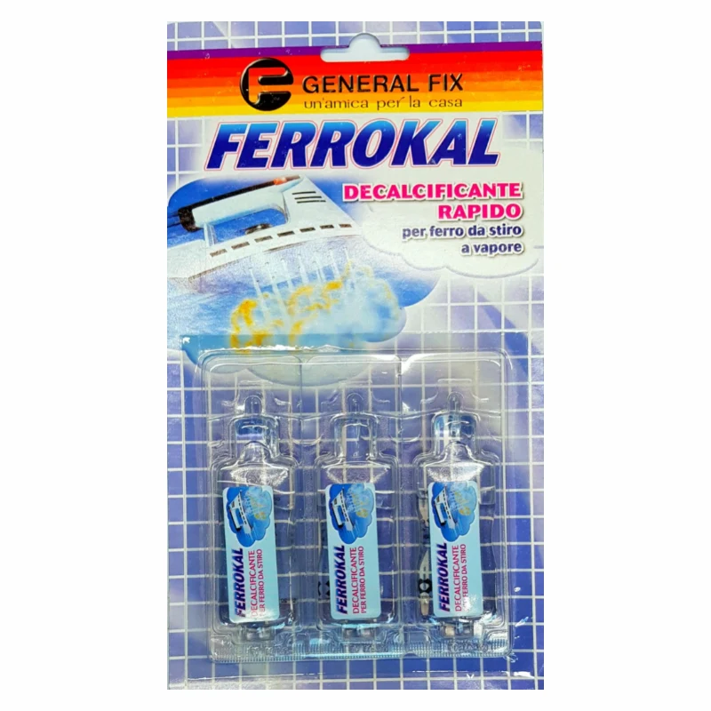 Ferrokal Decalcificante per Ferro da Stiro - 3 Pezzi