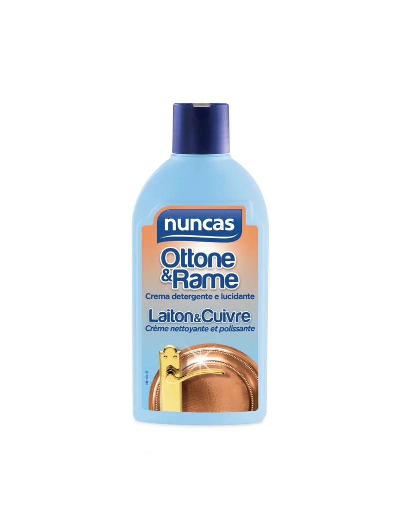 Ottone e Rame Crema Detergente e Lucidante - 250ml