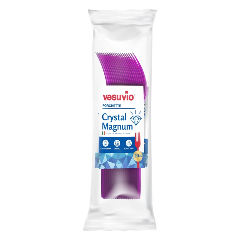 VESUVIO Forchette Crystal Magnum Viola 20 PZ