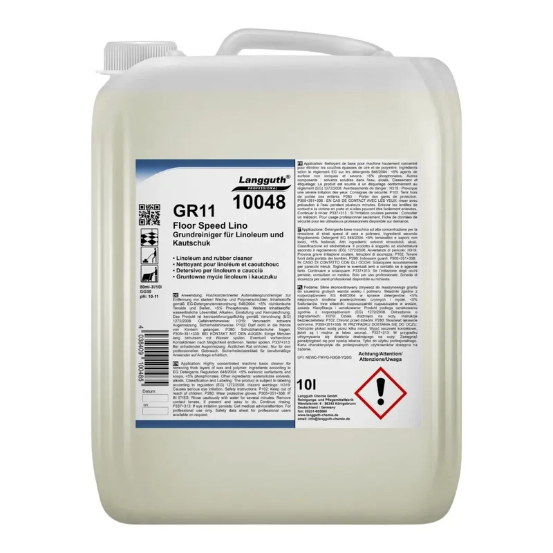 LANGGUTH GR11 Floor Speed Lino 10 Litri