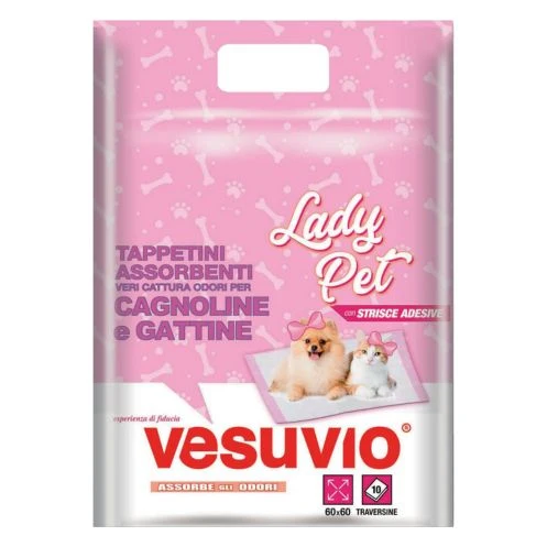 VESUVIO LADY PET 60X60 Traversine per cane e gatto 10 pz
