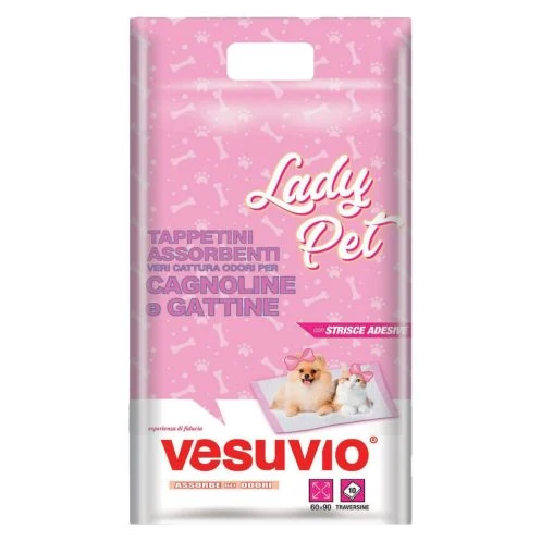 VESUVIO LADY PET 60X90 Traversine Igieniche per cani e gatti 10 pz