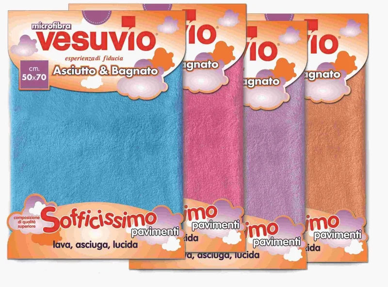 VESUVIO PANNO IN MICROFIBRA ‘ SOFFICISSIMO ‘ TUTTO FARE 50x70 CM