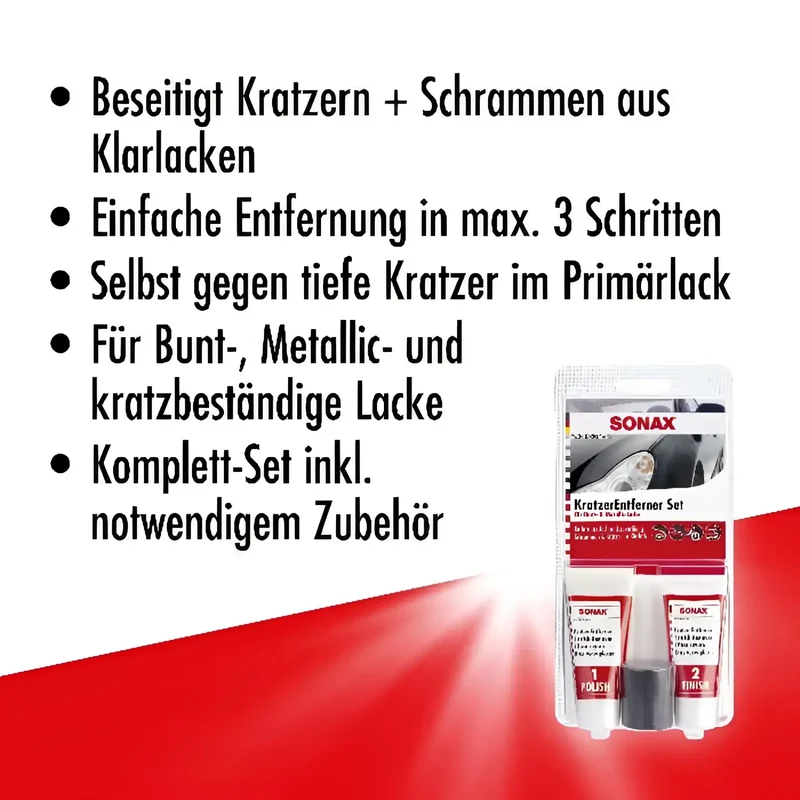 Sonax Kit Rimozione Graffi Vernice