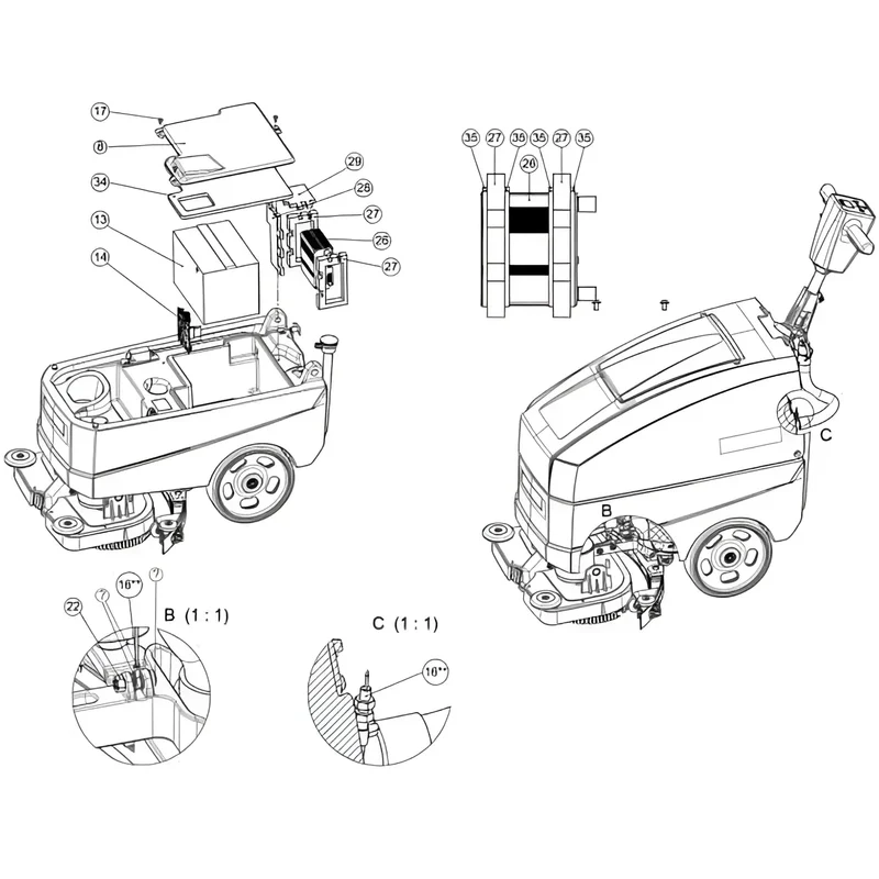 Wetrok E-Board per Discomatic Mambo