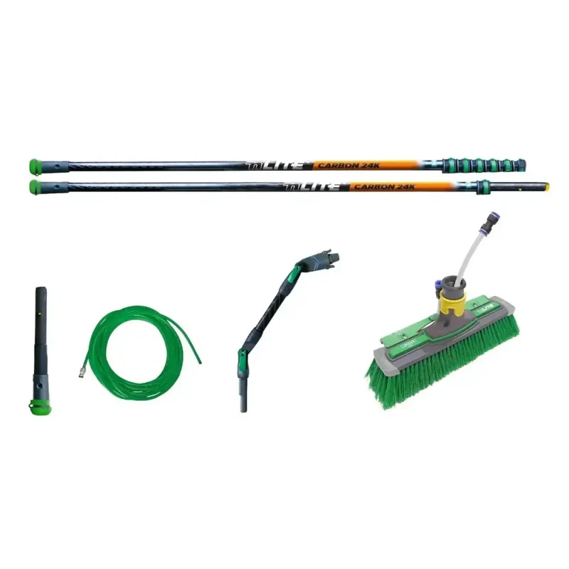 Set di aste ad acqua Unger nLite Carbon 24K da 11,90 m