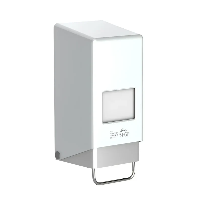 Dispenser in metallo Peter Greven Variomat M per flaconi Vario da 1 e 2 litri