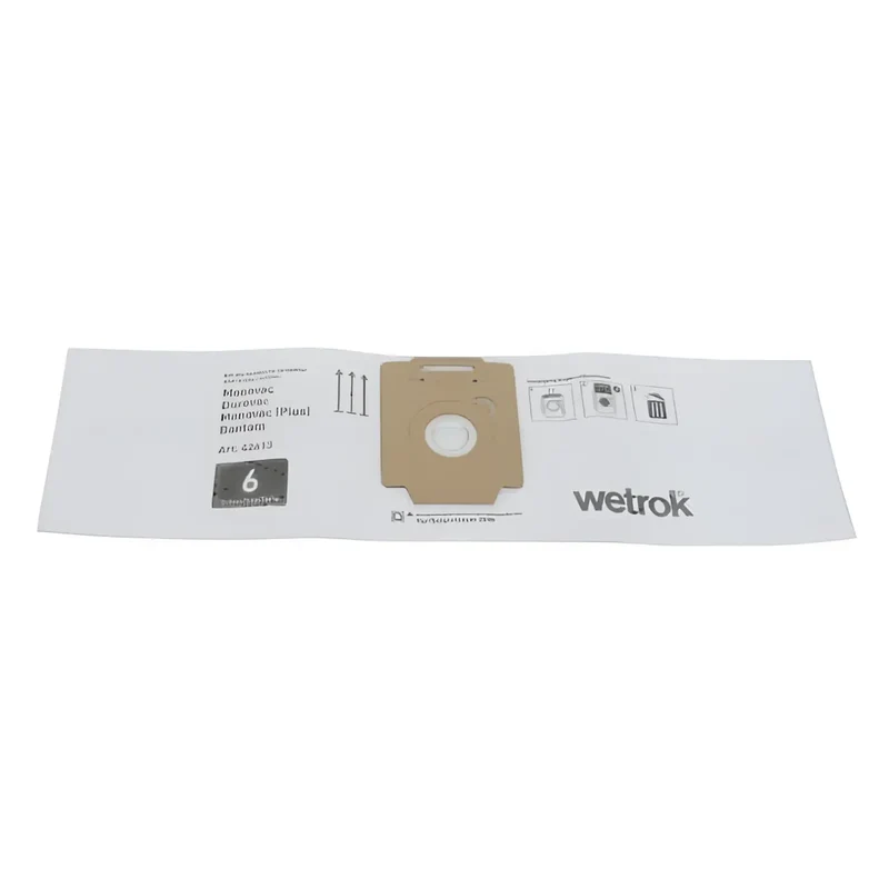 Wetrok Comfort Monovac / Durovac sacchetto filtro in pile 6 litri 10 pezzi