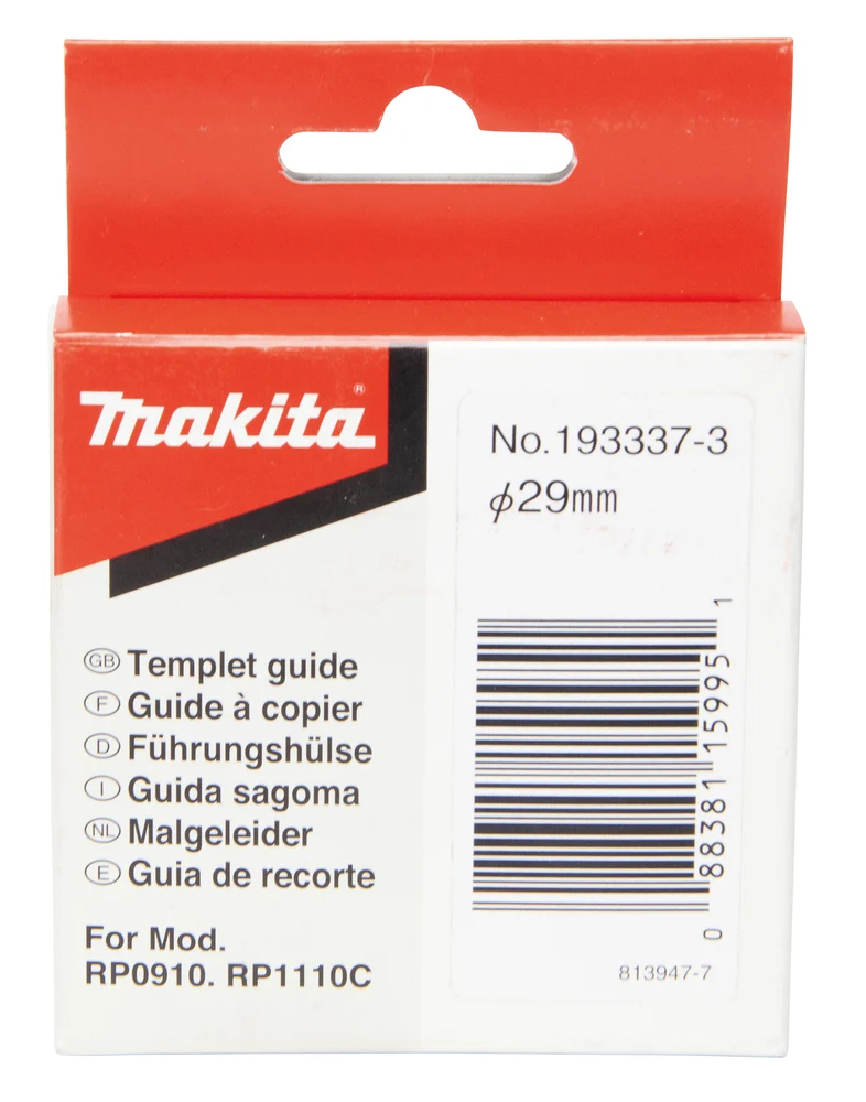 Accessorio per fresatrici verticali - Canotto guida Makita