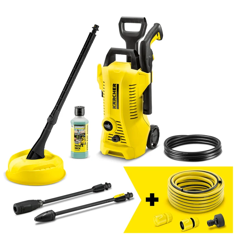 Idropulitrice ad alta pressione K 2 Power Control Home + Set con tubo e 2 raccordi Kärcher
