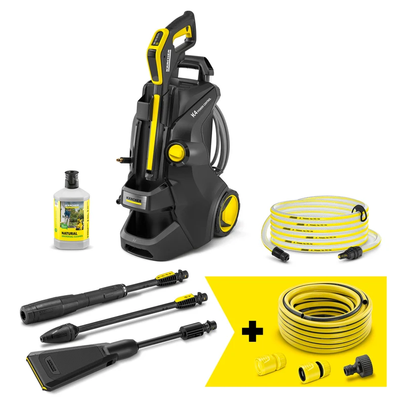 Idropulitrice ad alta pressione K 4 Power Control Flex eco!Power + Set con tubo e 2 raccordi Kärcher