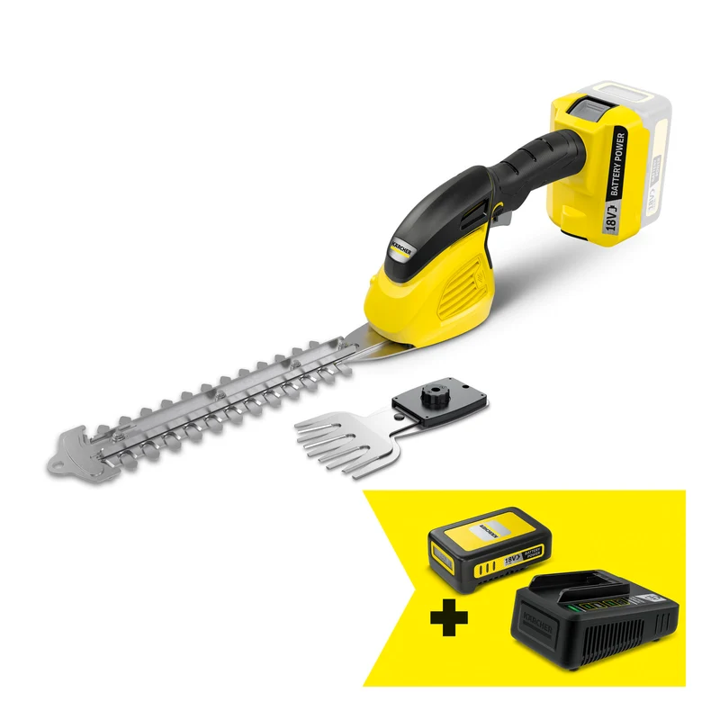 Cesoia per erba e arbusti a batteria GSH 18-20 con set batteria Kärcher