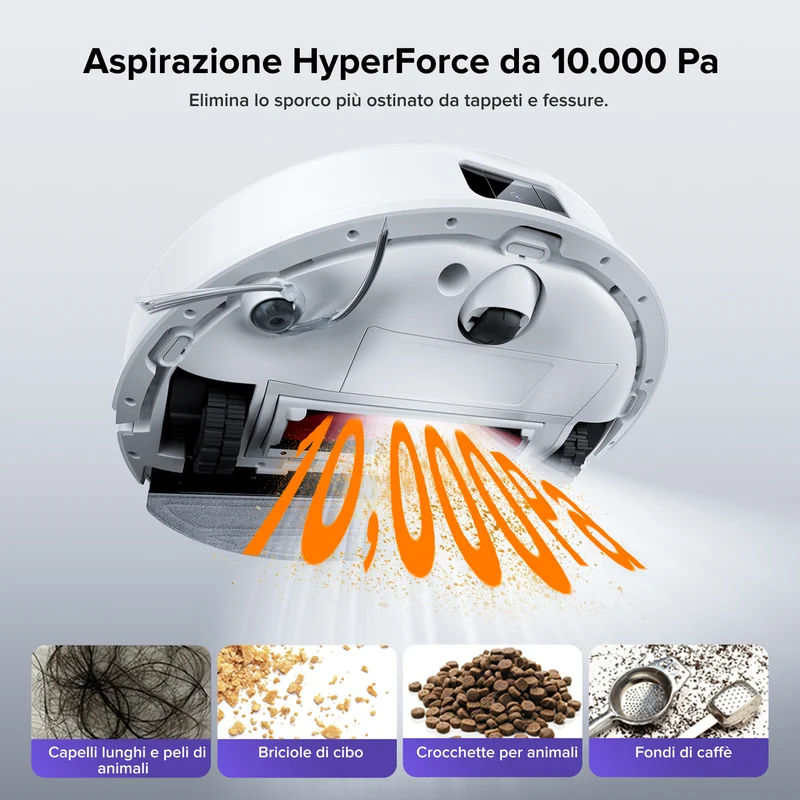 Roborock-Q10 S5+ Set Robot Aspirapolvere – Upgrade del Q10 Max+