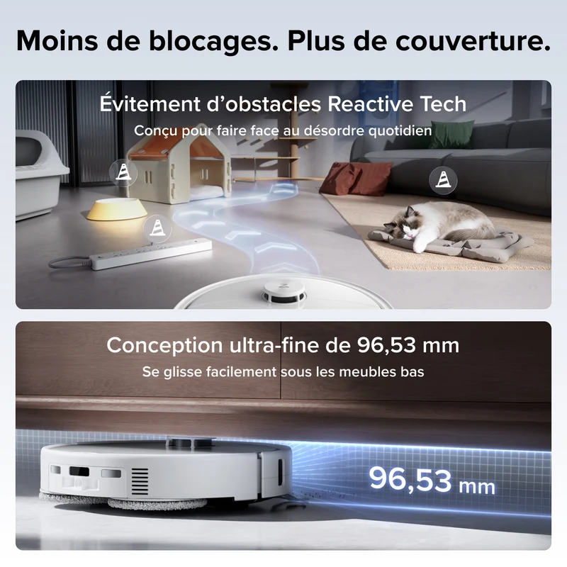 Robot aspirapolvere Roborock Qrevo 2 Pro Set con rimozione automatica dei panni