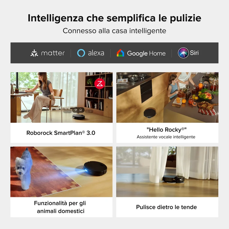 Robot aspirapolvere e lavapavimenti Roborock Saros 20 Neo con lavaggio ad acqua calda e stazione di ricarica intelligente