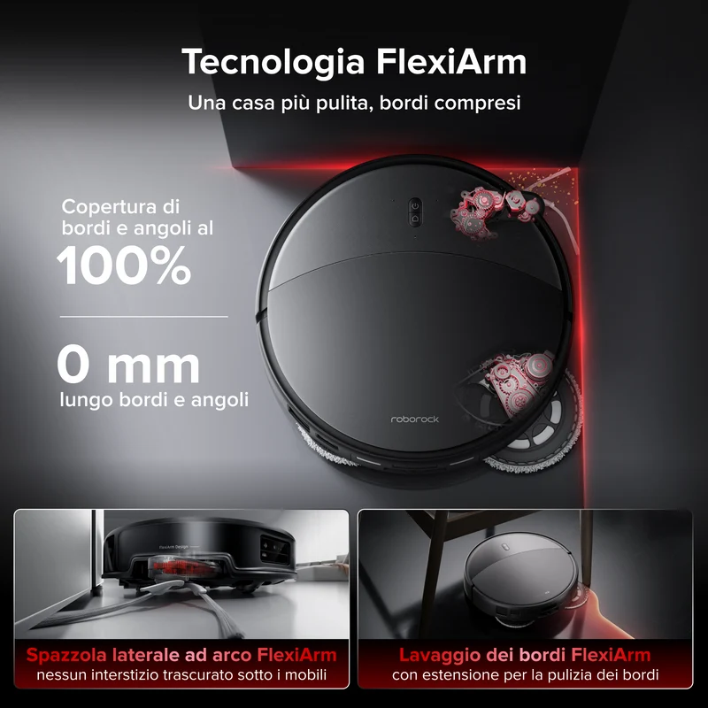 Roborock Saros 20 Set con sollevamento del telaio AdaptiLift™ Chassis 3.0 per attraversamenti di soglia fluidi e aspirazione da 36.000 Pa