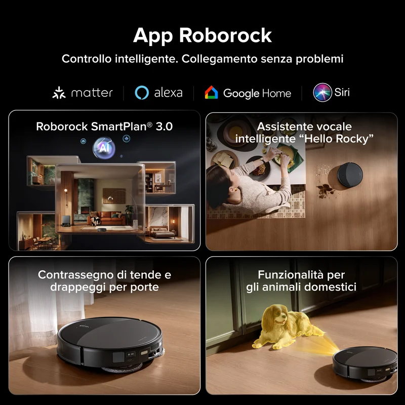 Roborock Saros 20 con sollevamento del telaio AdaptiLift™ Chassis 3.0 per attraversamenti di soglia fluidi e aspirazione da 36.000 Pa