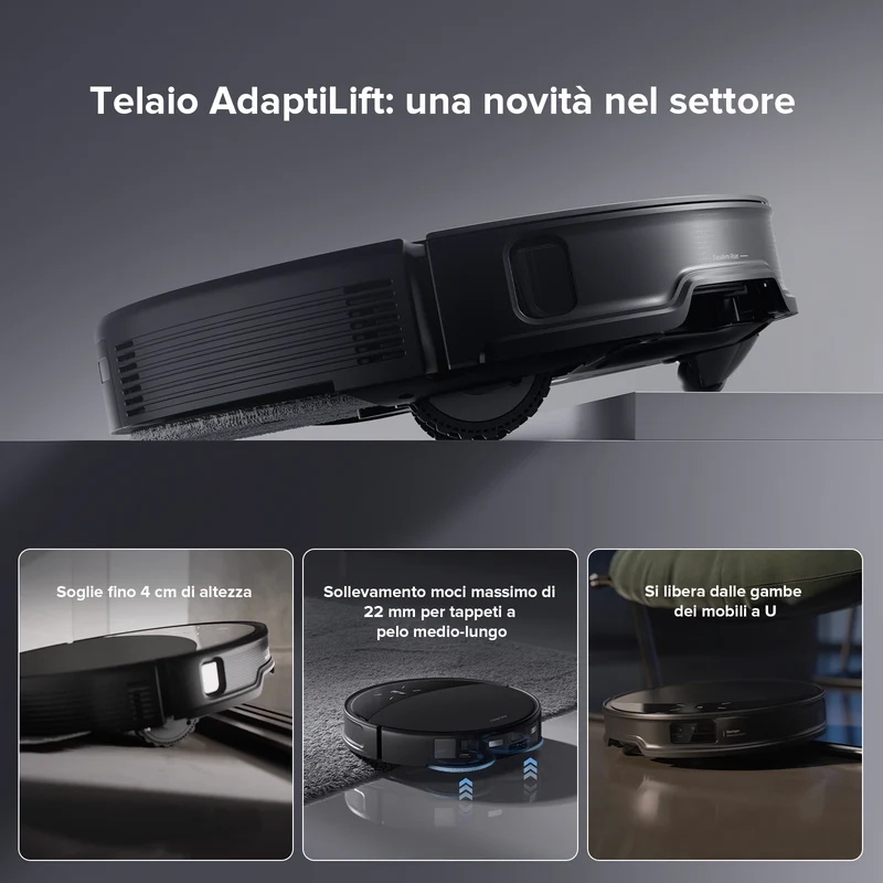 Roborock Saros 10R RDS Robot Aspirapolvere con Sistema di Ricarica e Scarico
