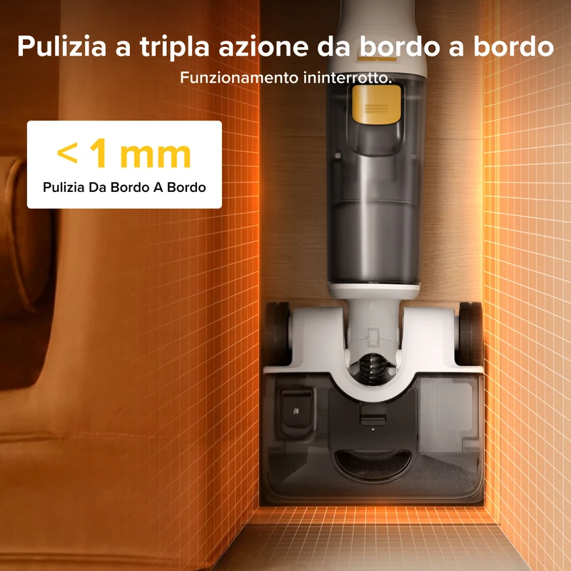 Aspirapolvere intelligente Roborock F25 GT Gen 2 Set per umido e secco con sistema di pulizia zero grovigli