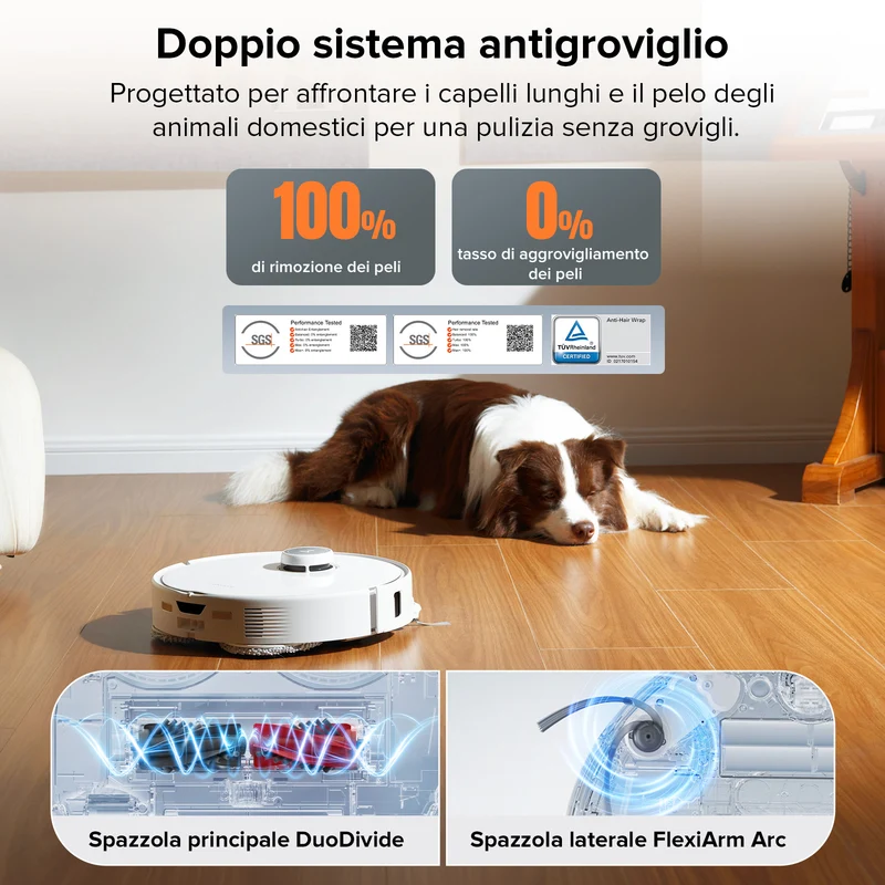 Roborock-Qrevo Edge robot aspirapolvere con stazione multifunzionale 3.0 – Upgrade del Qrevo Master