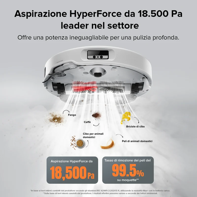 Roborock-Qrevo Edge robot aspirapolvere con stazione multifunzionale 3.0 – Upgrade del Qrevo Master
