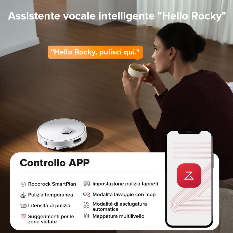 Roborock-Qrevo Edge robot aspirapolvere con stazione multifunzionale 3.0 – Upgrade del Qrevo Master