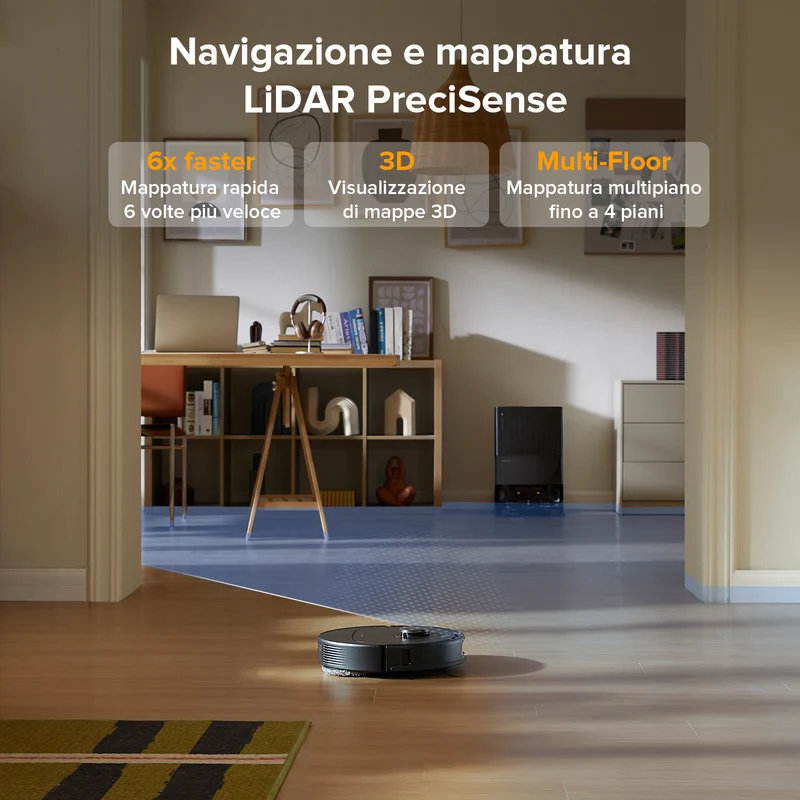 Roborock-QV 35A Set Robot Aspirapolvere – Upgrade del Qrevo S