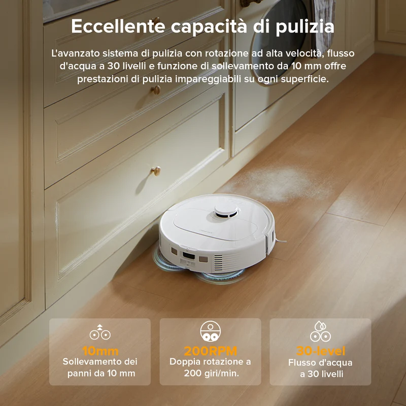 Roborock-QV 35A Set Robot Aspirapolvere – Upgrade del Qrevo S