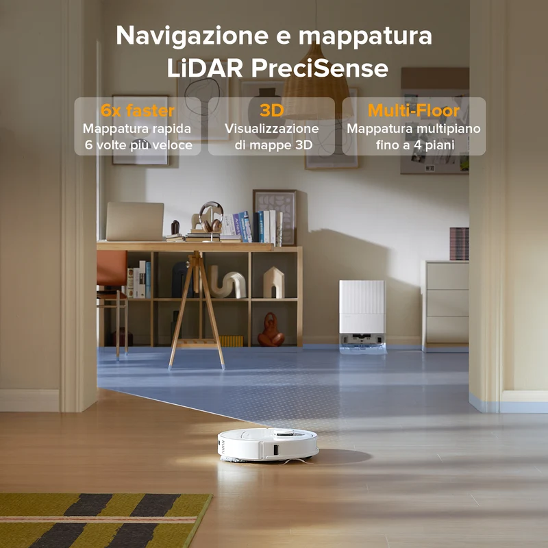 Roborock-QV 35A Set Robot Aspirapolvere – Upgrade del Qrevo S