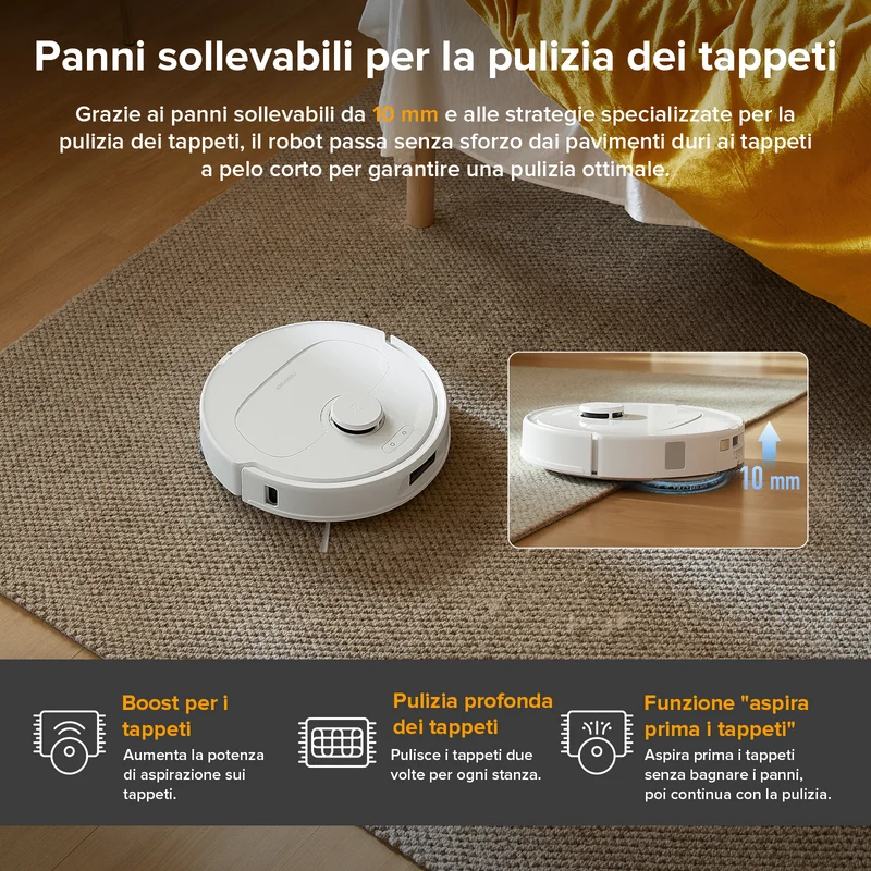 Roborock-QV 35A Set Robot Aspirapolvere – Upgrade del Qrevo S