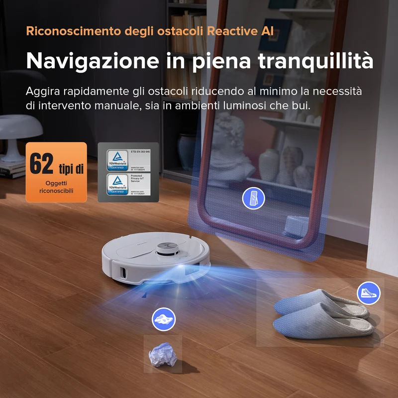 Robot aspirapolvere Roborock Qrevo Master con stazione multifunzionale 3.0