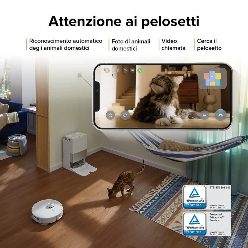Robot aspirapolvere Roborock Qrevo Master con stazione multifunzionale 3.0