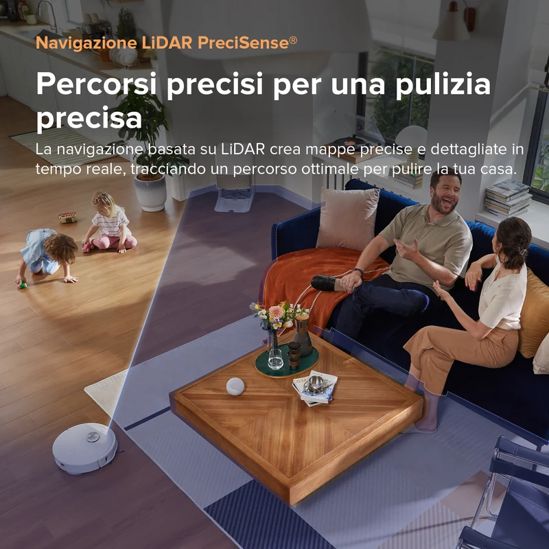 Robot aspirapolvere Roborock Qrevo Master con stazione multifunzionale 3.0